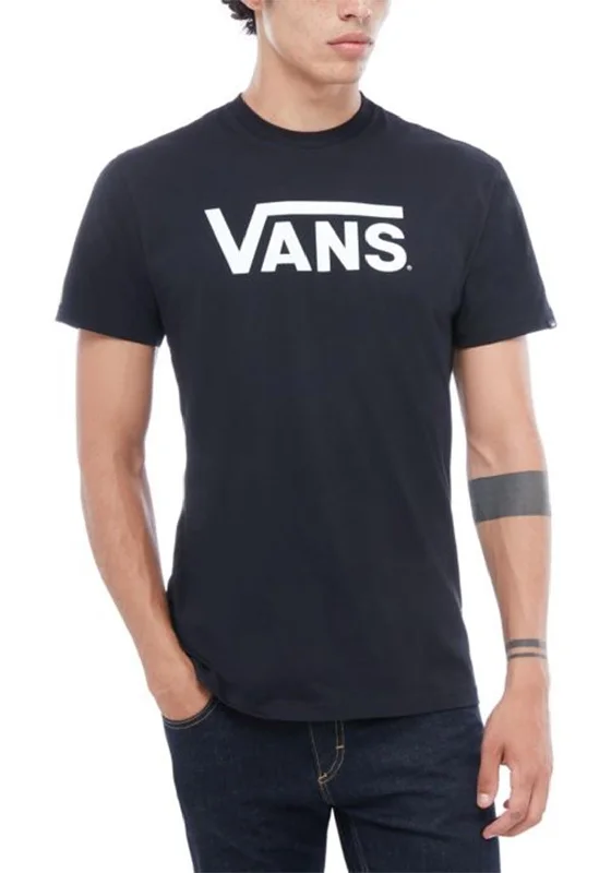 Mega Discount Vans Mens Classic Crew Neck T-Shirt, Black