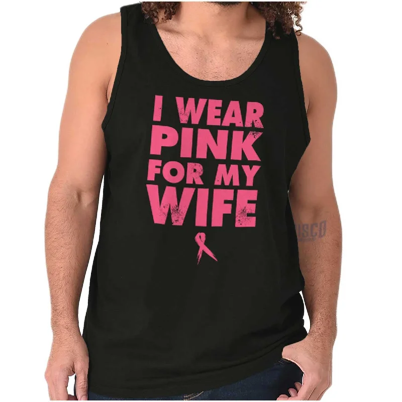 New Arrival Wear Pink For My Wife Tank Top