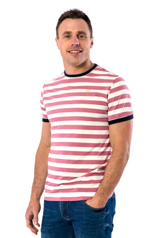 Get It Before It’s Gone XV Kings by Tommy Bowe Tullamore T-Shirt, Mauve Stripe